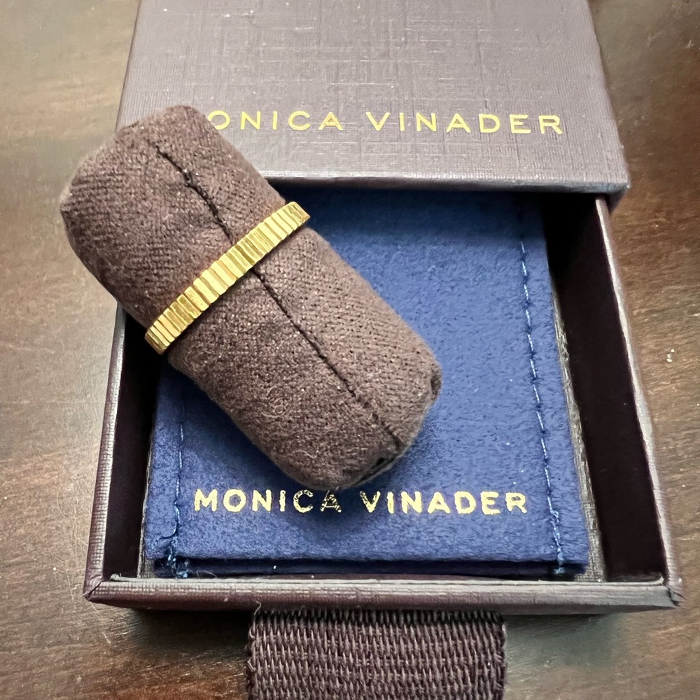 Monica Vinader Disco Band Ring